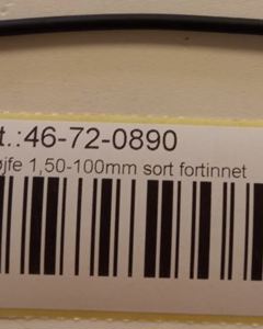 Lap Cable 95 1.5-100mm Black